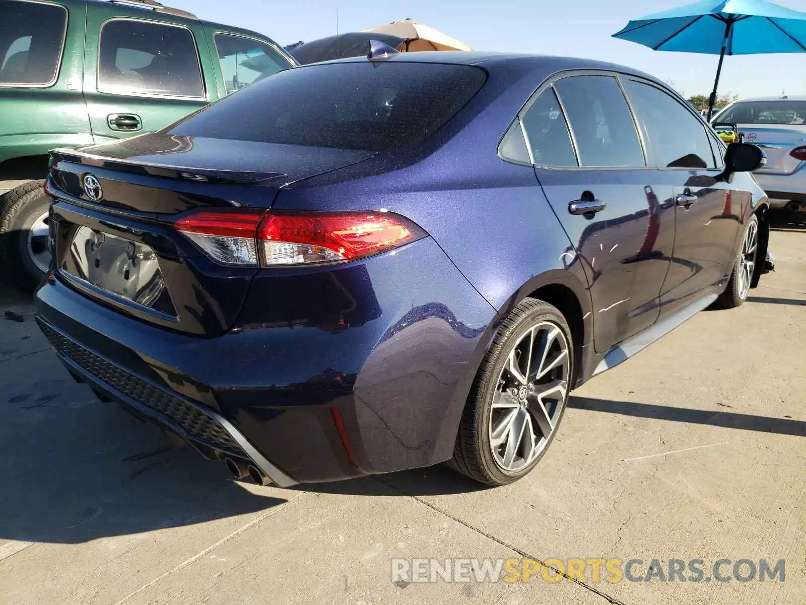 4 Photograph of a damaged car JTDP4RCEXLJ003016 TOYOTA COROLLA 2020