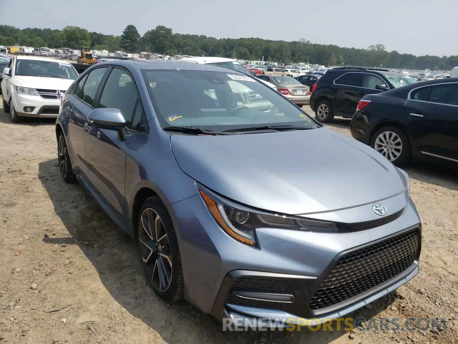 1 Photograph of a damaged car JTDP4RCEXLJ004425 TOYOTA COROLLA 2020