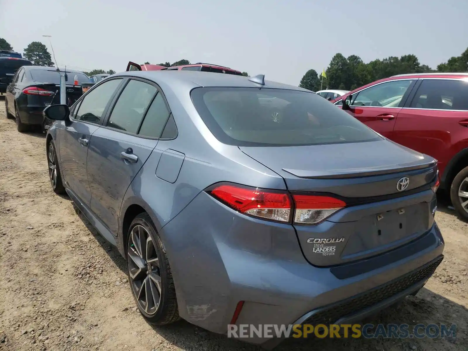 3 Photograph of a damaged car JTDP4RCEXLJ004425 TOYOTA COROLLA 2020