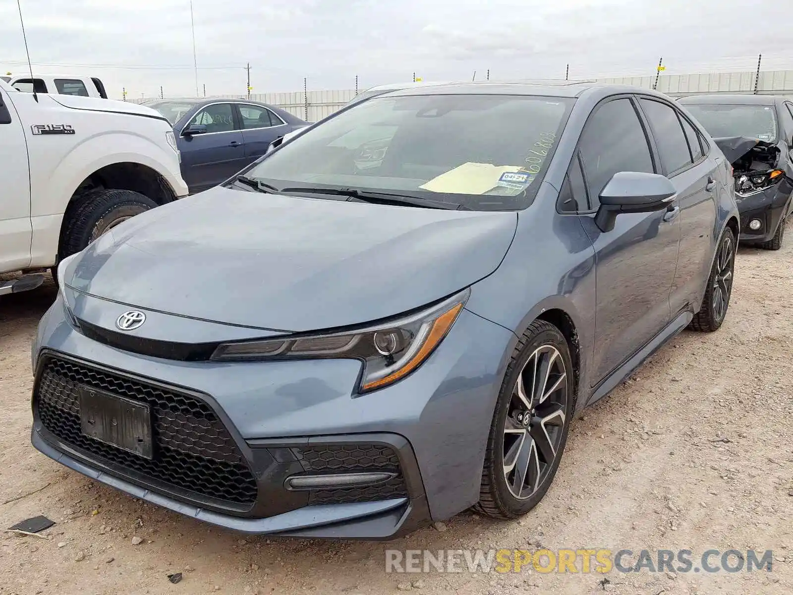 2 Photograph of a damaged car JTDP4RCEXLJ005350 TOYOTA COROLLA 2020