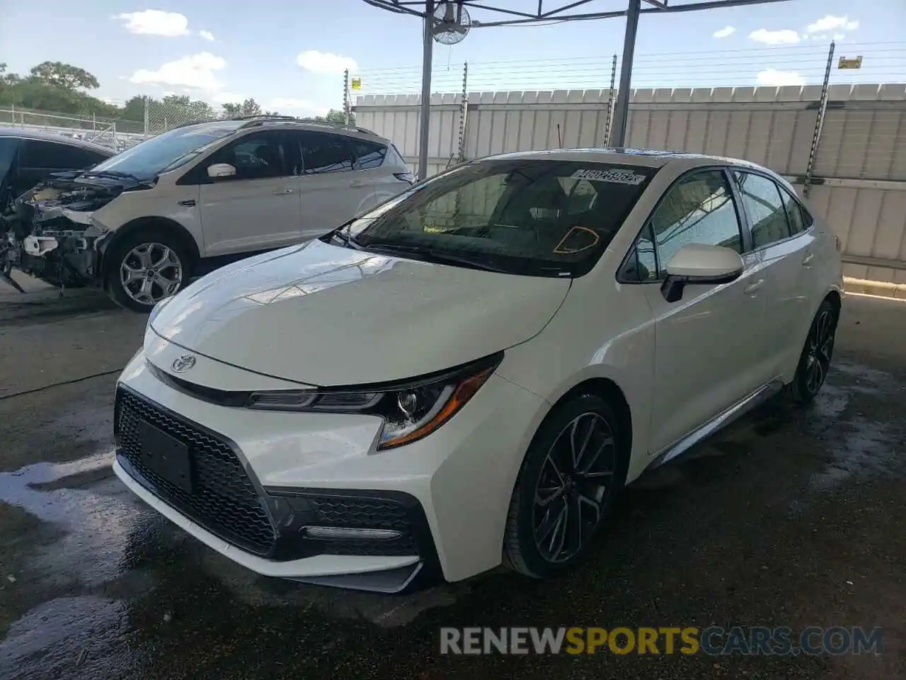 2 Photograph of a damaged car JTDP4RCEXLJ006711 TOYOTA COROLLA 2020