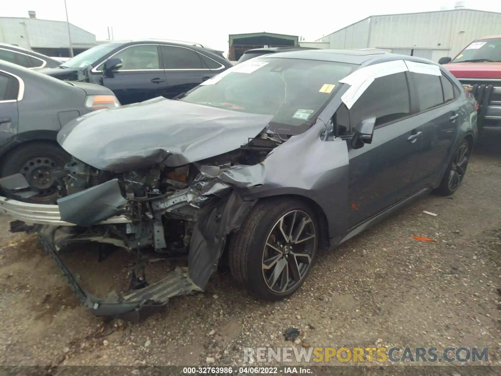 2 Photograph of a damaged car JTDP4RCEXLJ008166 TOYOTA COROLLA 2020