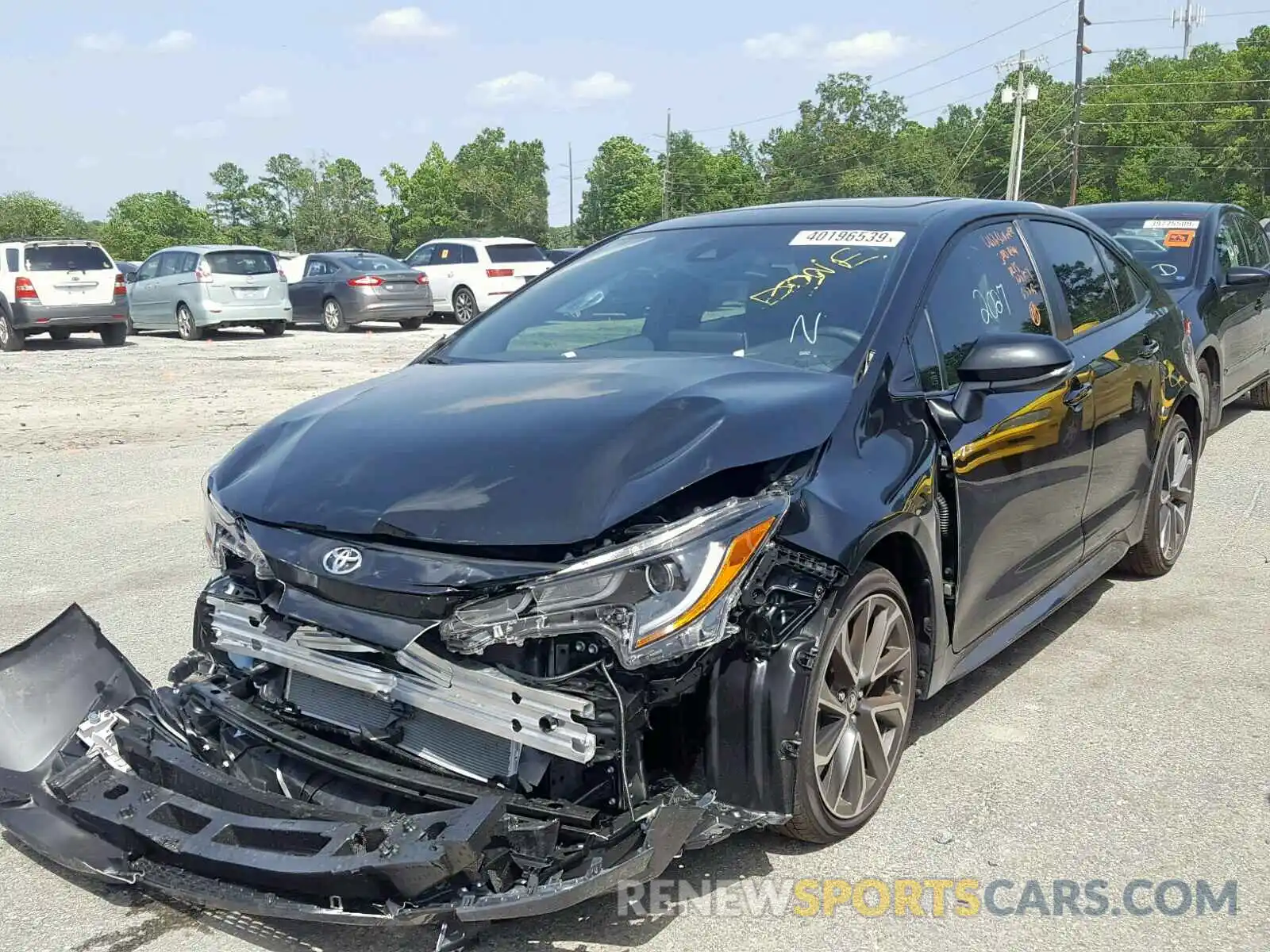 2 Photograph of a damaged car JTDP4RCEXLJ009124 TOYOTA COROLLA 2020