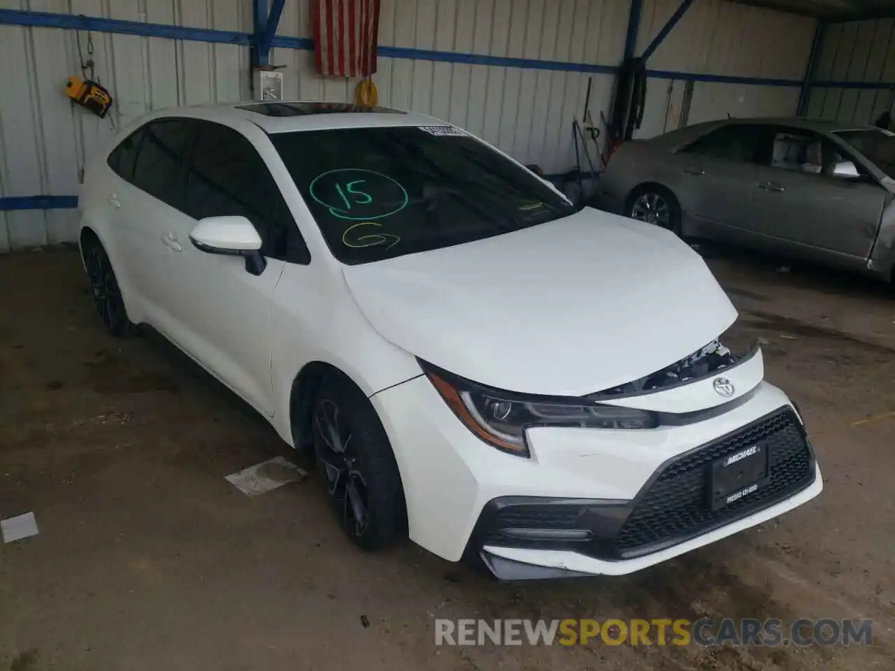 1 Photograph of a damaged car JTDP4RCEXLJ010211 TOYOTA COROLLA 2020