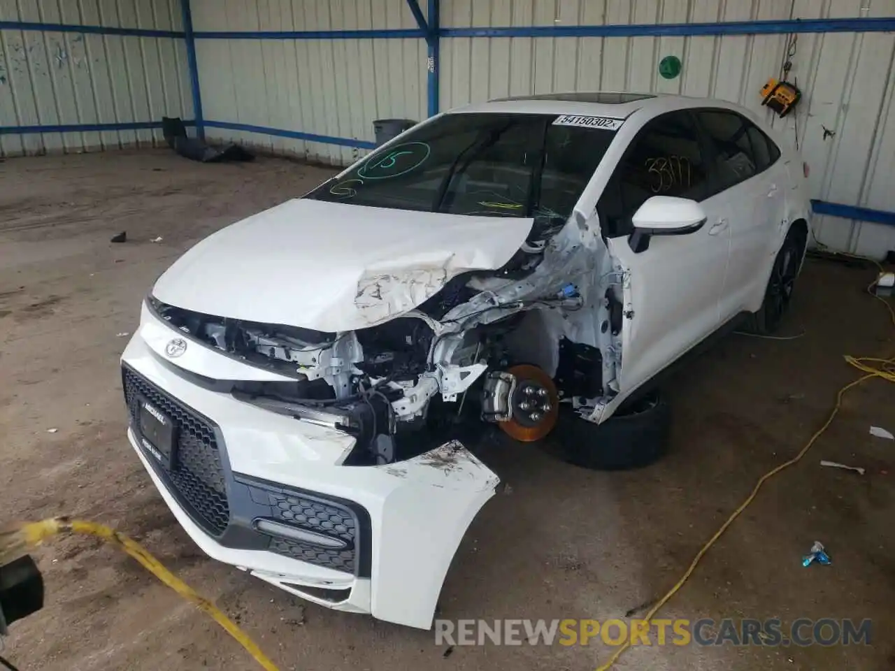 2 Photograph of a damaged car JTDP4RCEXLJ010211 TOYOTA COROLLA 2020