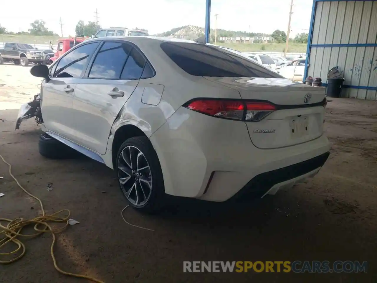 3 Photograph of a damaged car JTDP4RCEXLJ010211 TOYOTA COROLLA 2020