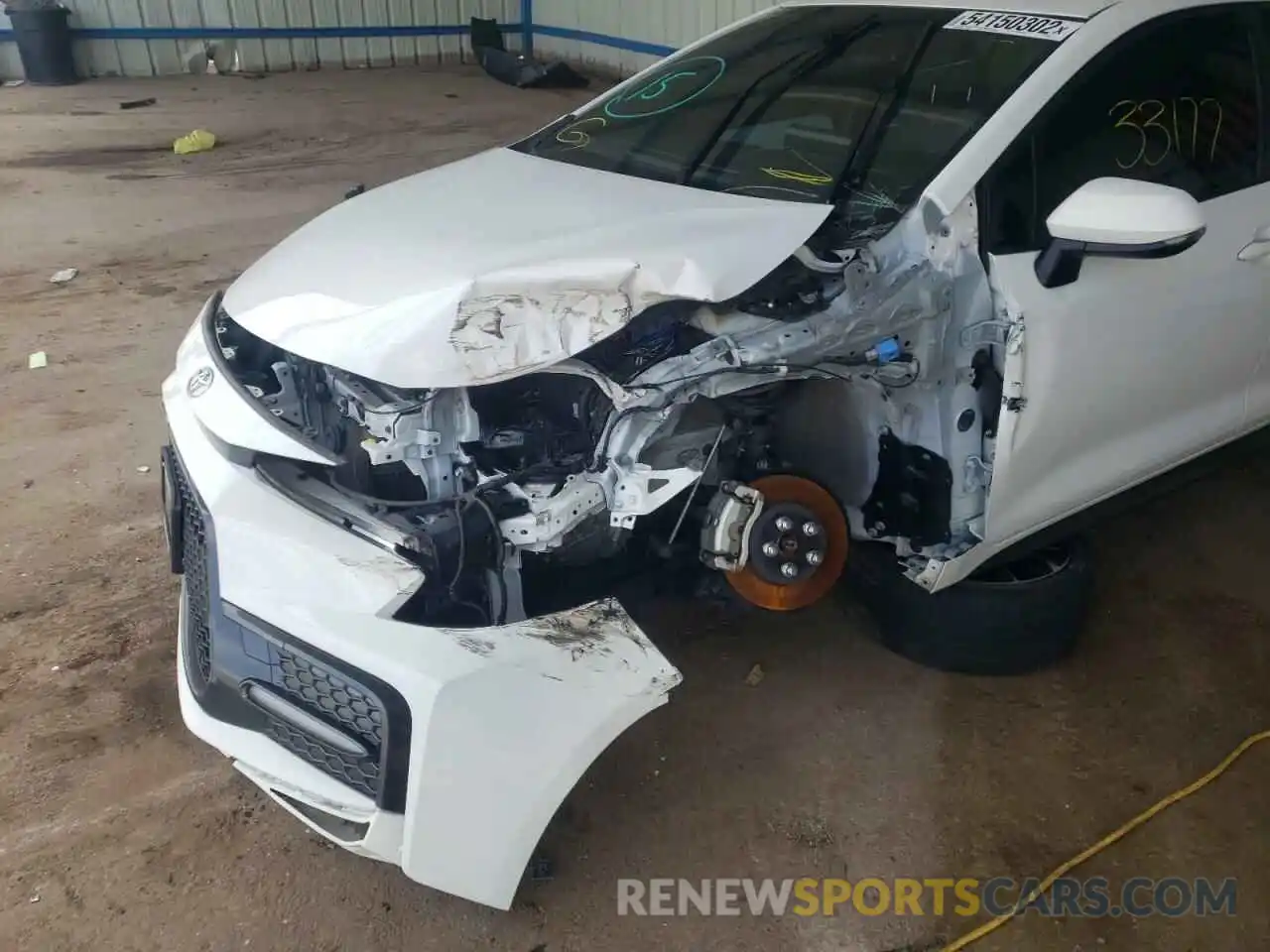 9 Photograph of a damaged car JTDP4RCEXLJ010211 TOYOTA COROLLA 2020