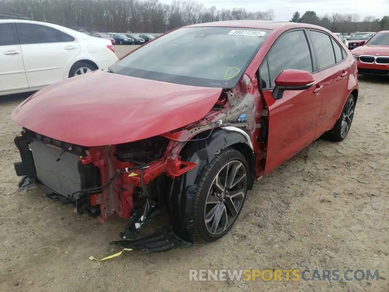 2 Photograph of a damaged car JTDP4RCEXLJ010516 TOYOTA COROLLA 2020