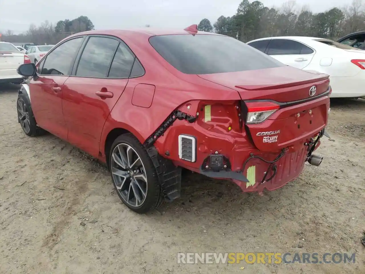 3 Photograph of a damaged car JTDP4RCEXLJ010516 TOYOTA COROLLA 2020