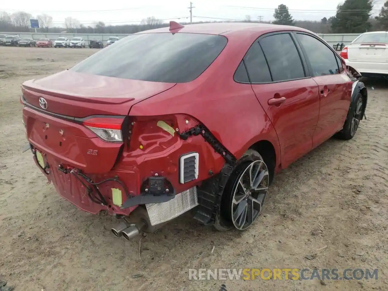 4 Photograph of a damaged car JTDP4RCEXLJ010516 TOYOTA COROLLA 2020