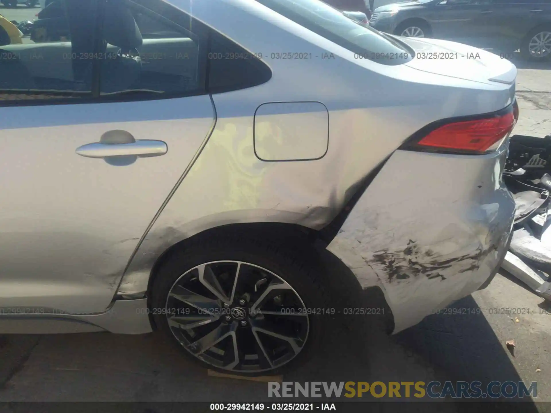 6 Photograph of a damaged car JTDP4RCEXLJ010581 TOYOTA COROLLA 2020