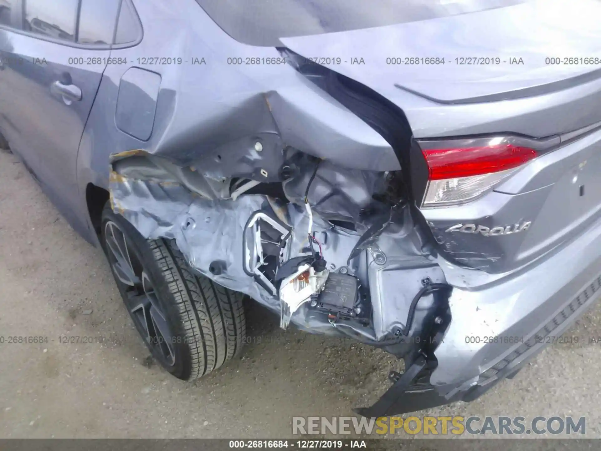 6 Photograph of a damaged car JTDP4RCEXLJ010614 TOYOTA COROLLA 2020