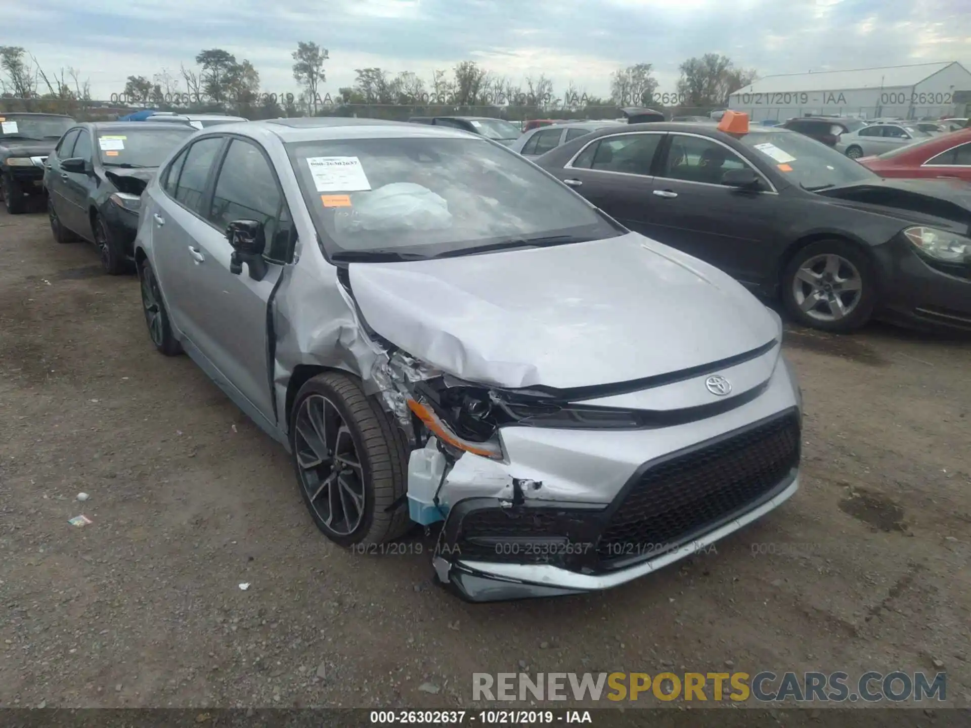 6 Photograph of a damaged car JTDP4RCEXLJ011293 TOYOTA COROLLA 2020