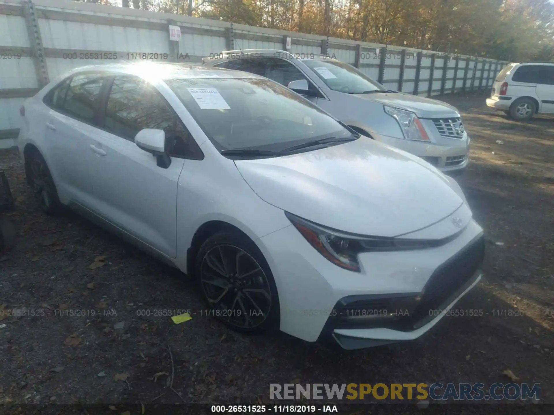 1 Photograph of a damaged car JTDP4RCEXLJ011553 TOYOTA COROLLA 2020