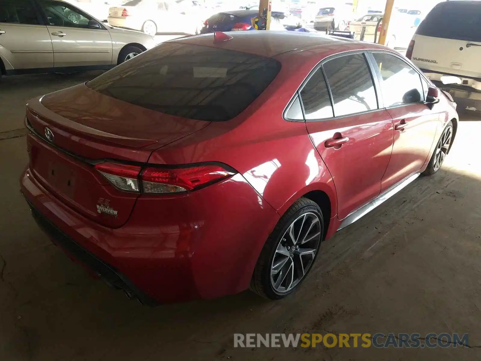 4 Photograph of a damaged car JTDP4RCEXLJ011651 TOYOTA COROLLA 2020