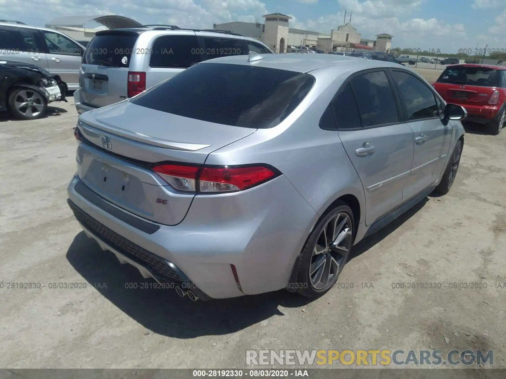 4 Photograph of a damaged car JTDP4RCEXLJ011861 TOYOTA COROLLA 2020