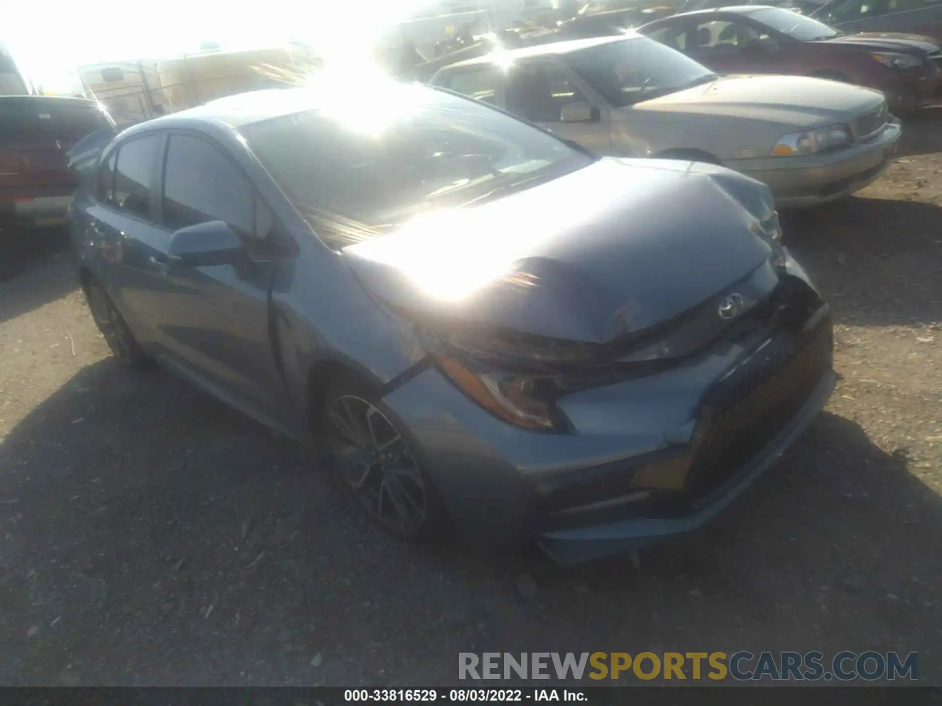 1 Photograph of a damaged car JTDP4RCEXLJ015361 TOYOTA COROLLA 2020