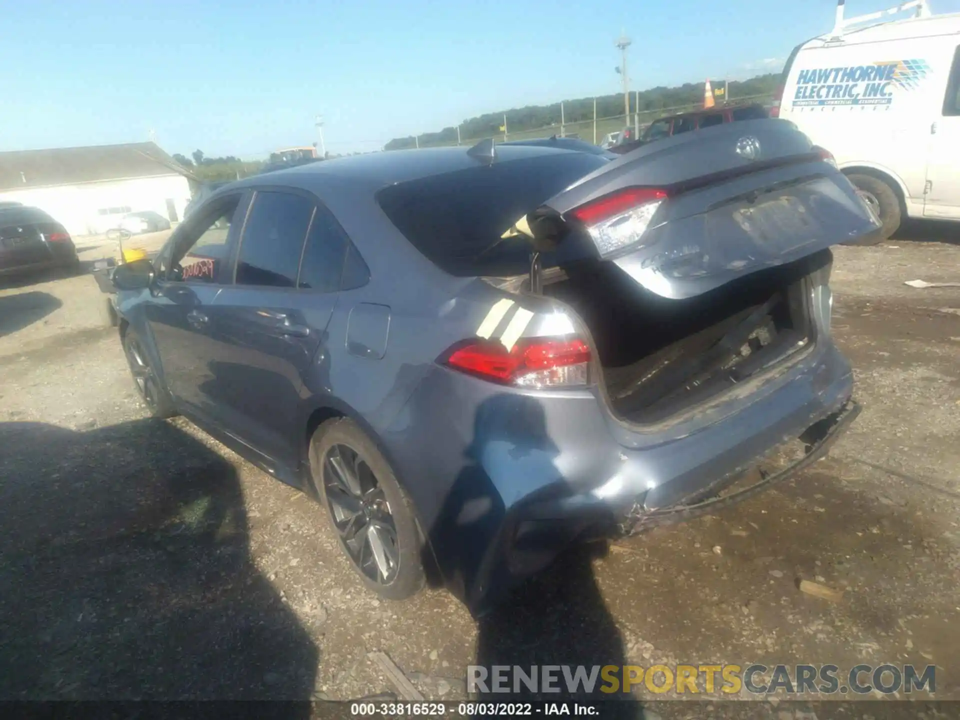 3 Photograph of a damaged car JTDP4RCEXLJ015361 TOYOTA COROLLA 2020