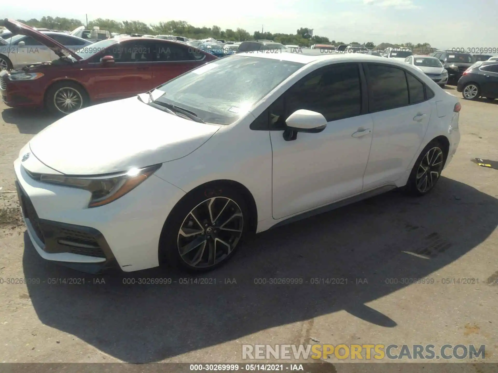 2 Photograph of a damaged car JTDP4RCEXLJ015652 TOYOTA COROLLA 2020