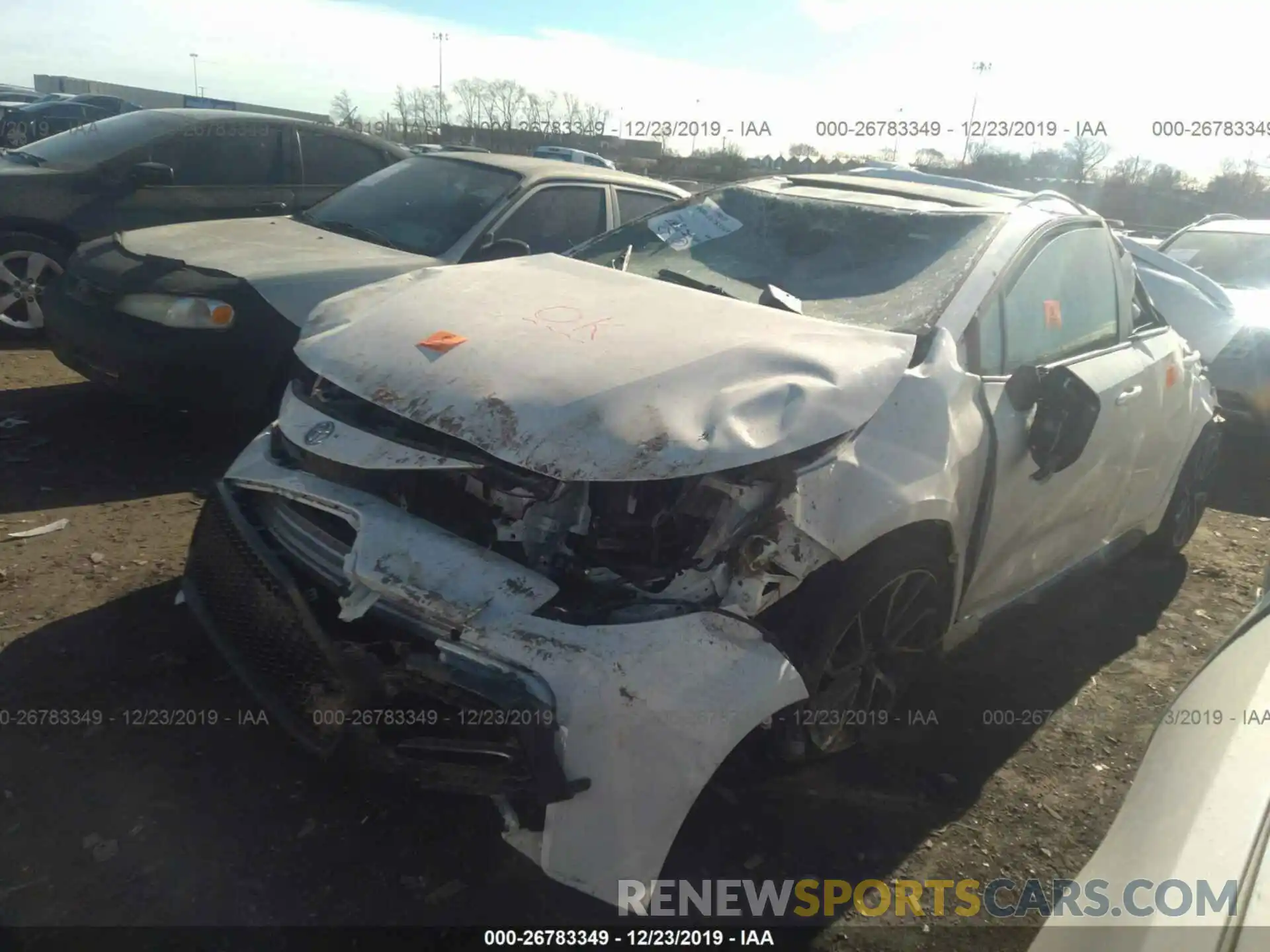 2 Photograph of a damaged car JTDP4RCEXLJ015862 TOYOTA COROLLA 2020