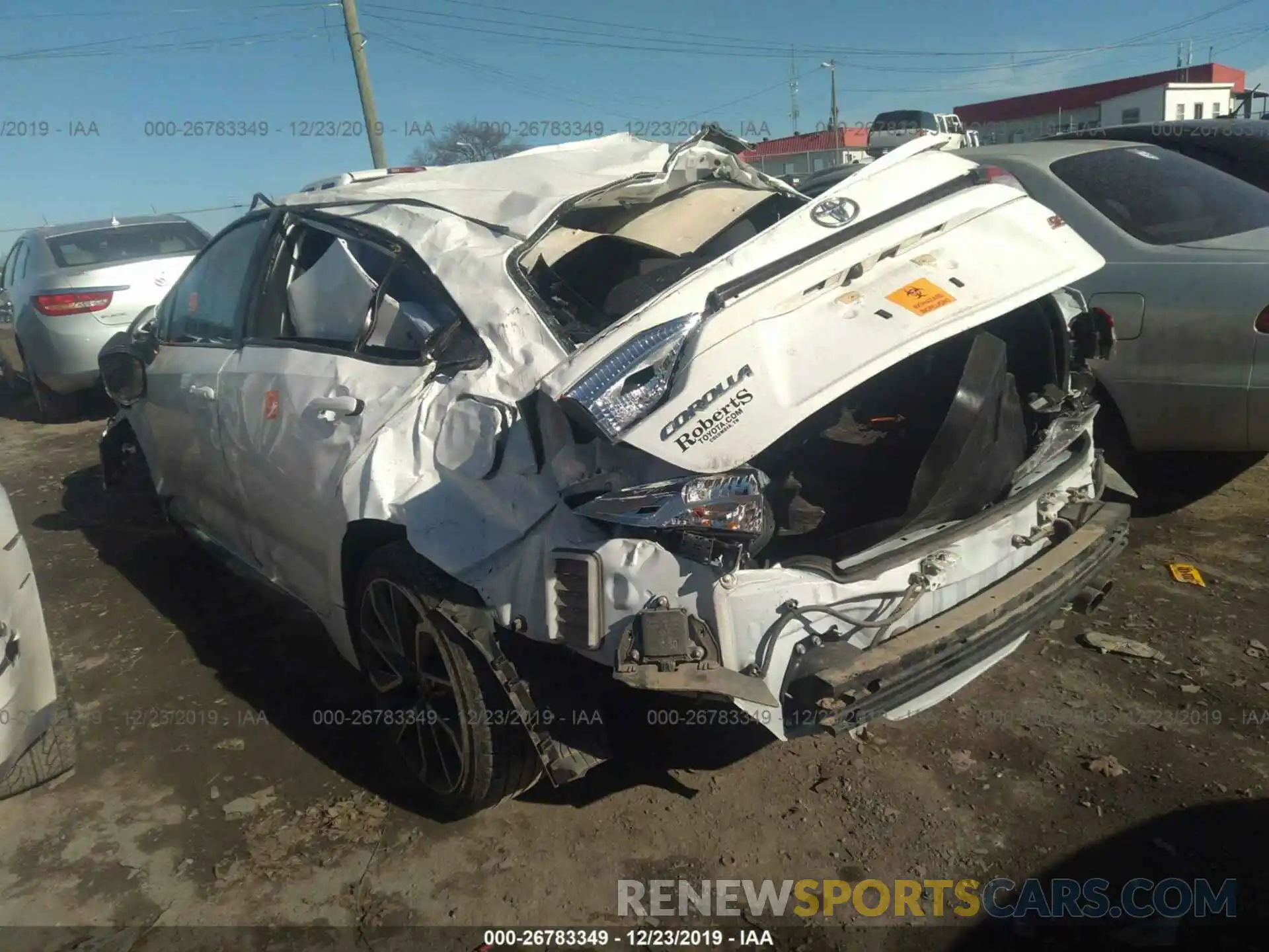 3 Photograph of a damaged car JTDP4RCEXLJ015862 TOYOTA COROLLA 2020