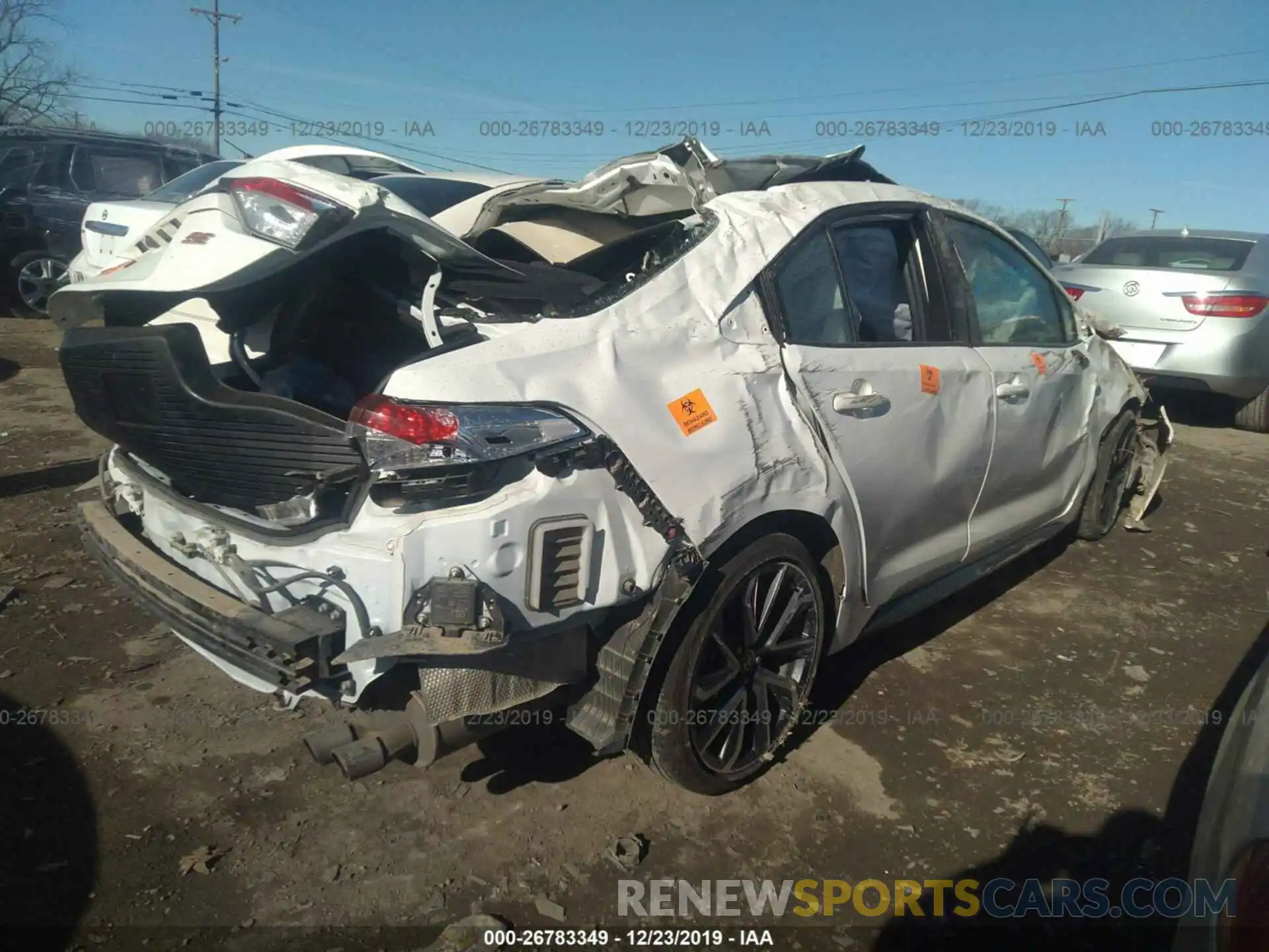 4 Photograph of a damaged car JTDP4RCEXLJ015862 TOYOTA COROLLA 2020