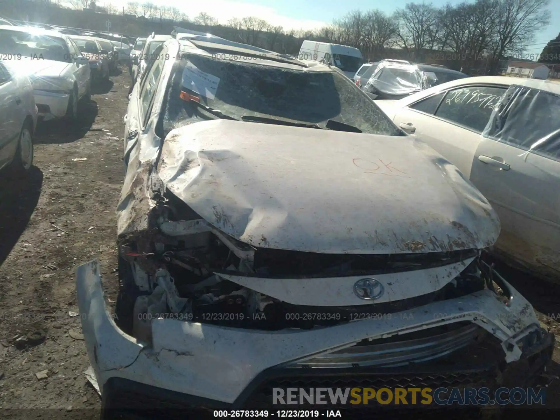 6 Photograph of a damaged car JTDP4RCEXLJ015862 TOYOTA COROLLA 2020