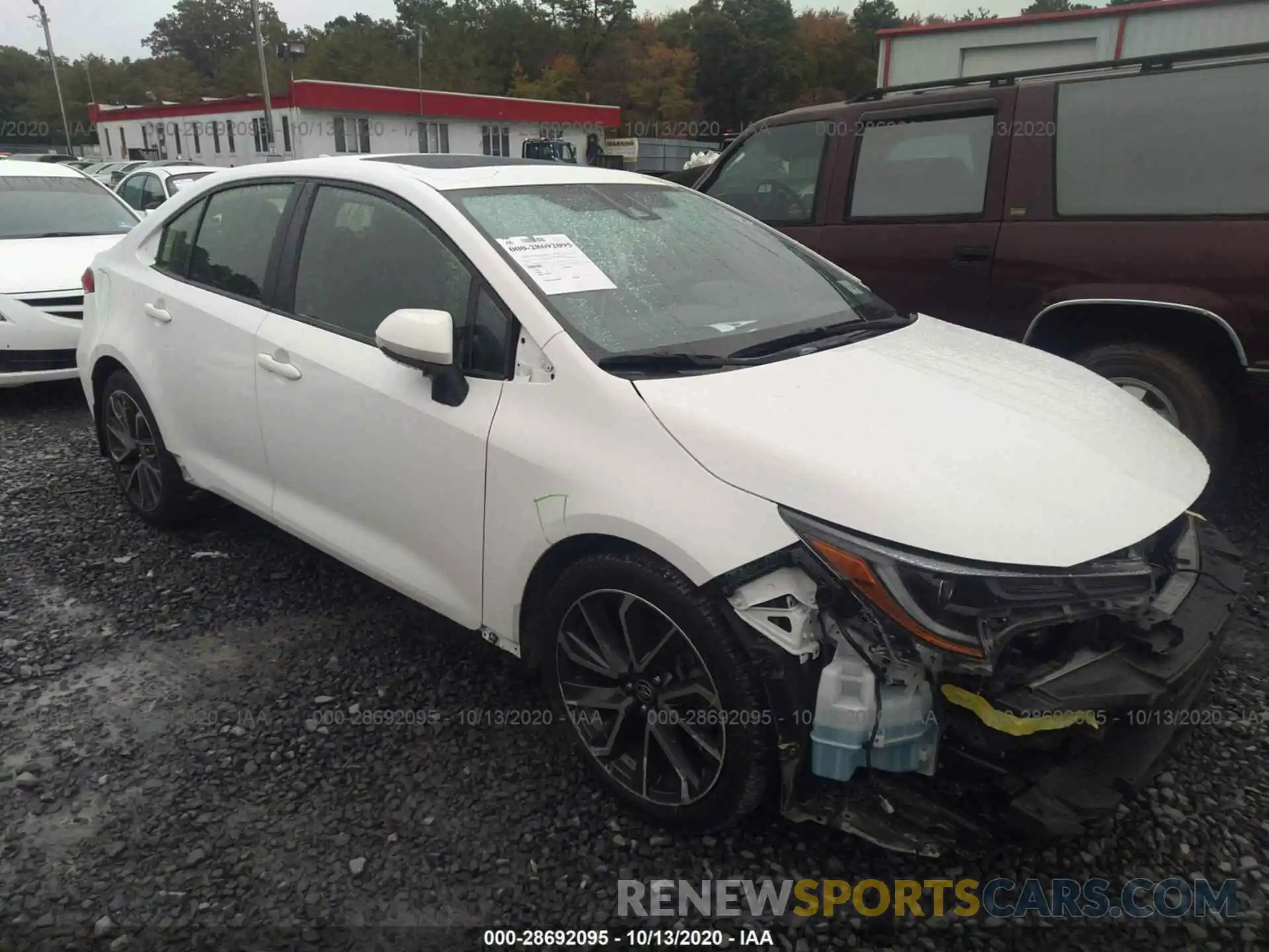 1 Photograph of a damaged car JTDP4RCEXLJ016364 TOYOTA COROLLA 2020