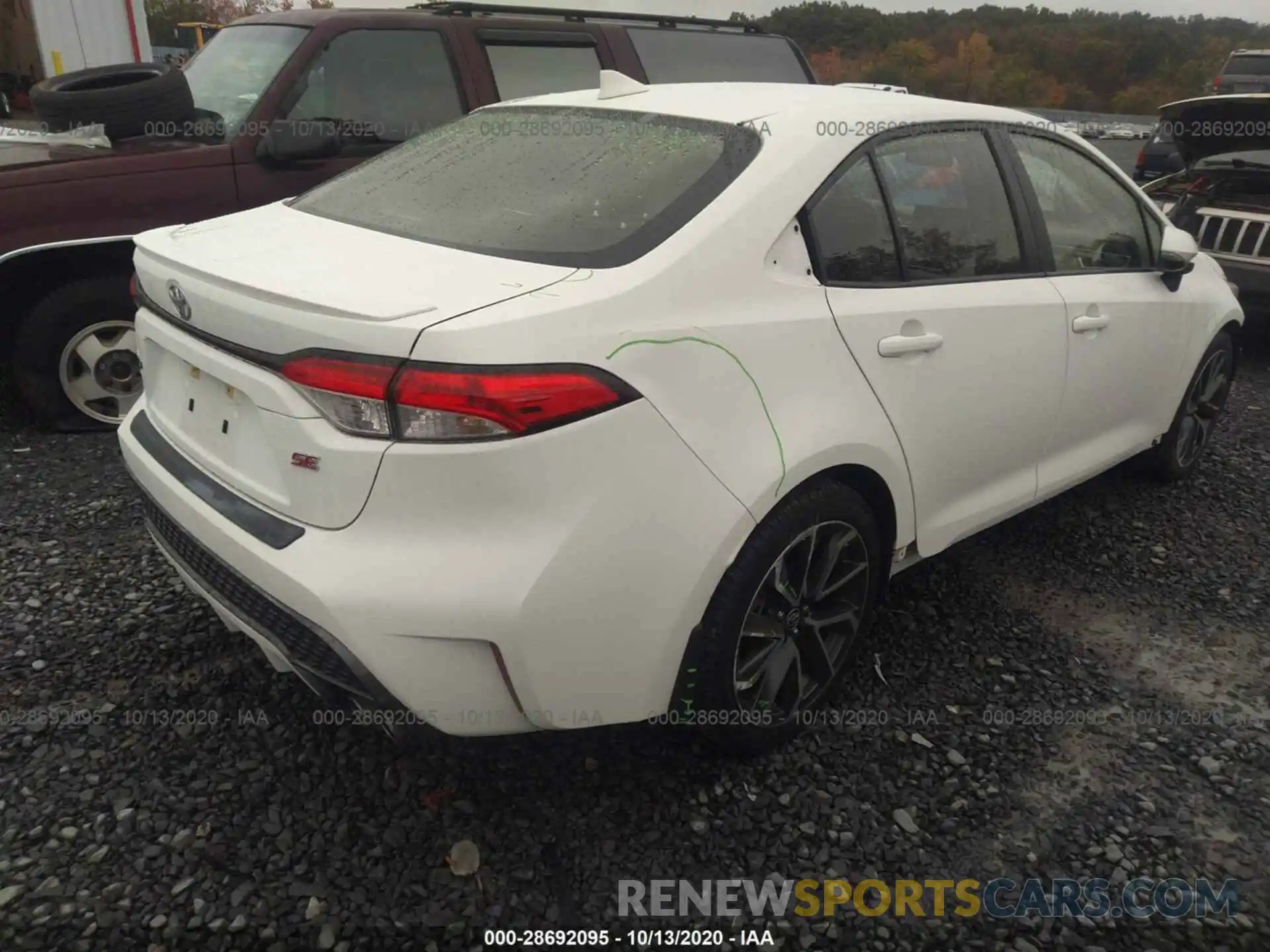 4 Photograph of a damaged car JTDP4RCEXLJ016364 TOYOTA COROLLA 2020