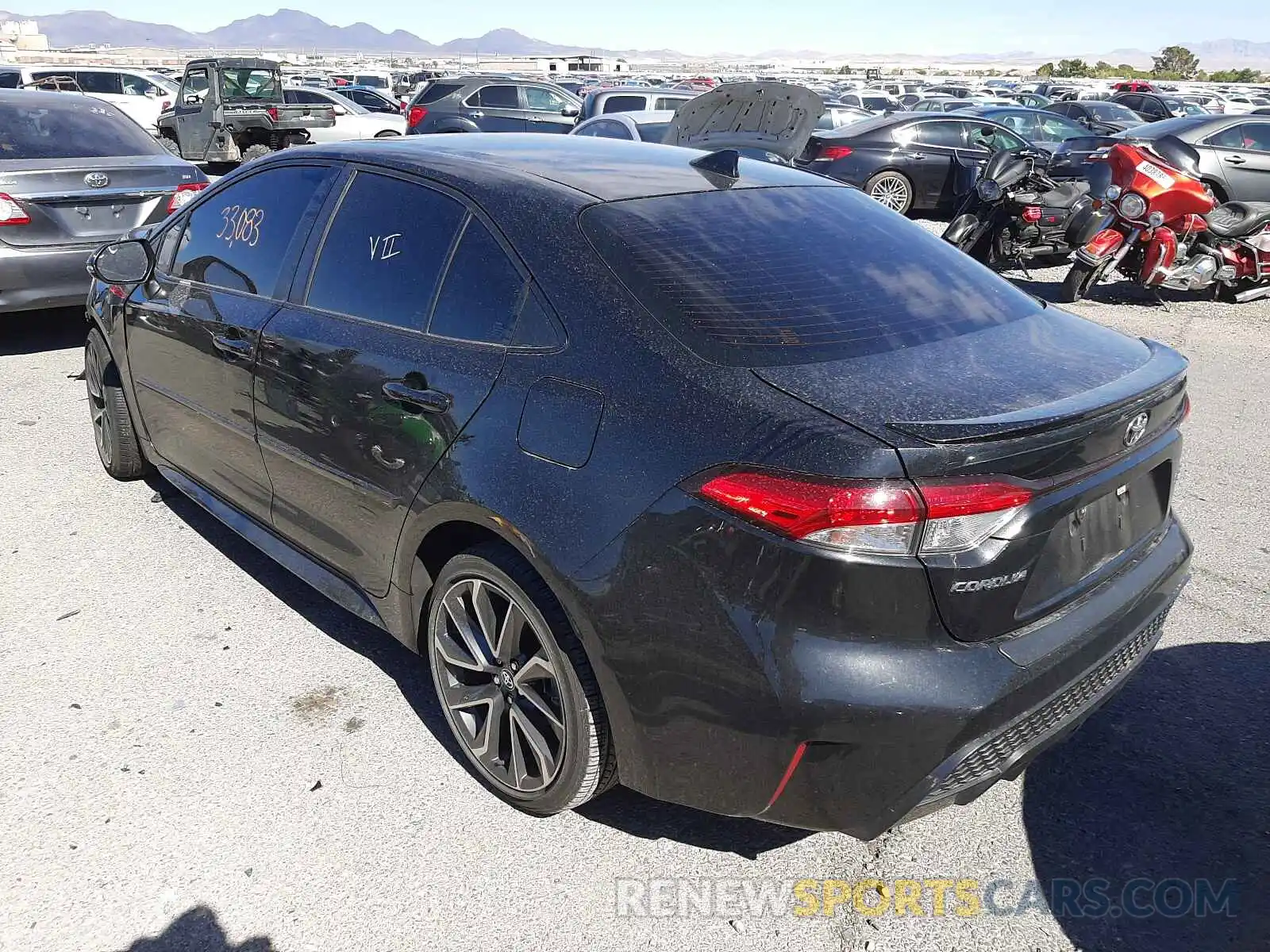 3 Photograph of a damaged car JTDP4RCEXLJ017224 TOYOTA COROLLA 2020