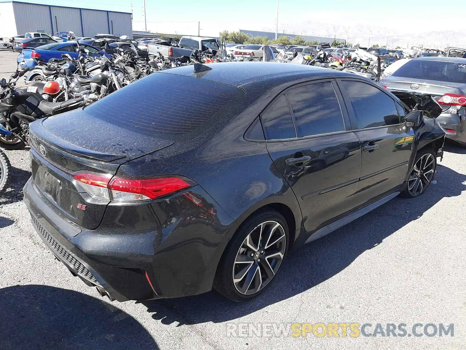 4 Photograph of a damaged car JTDP4RCEXLJ017224 TOYOTA COROLLA 2020