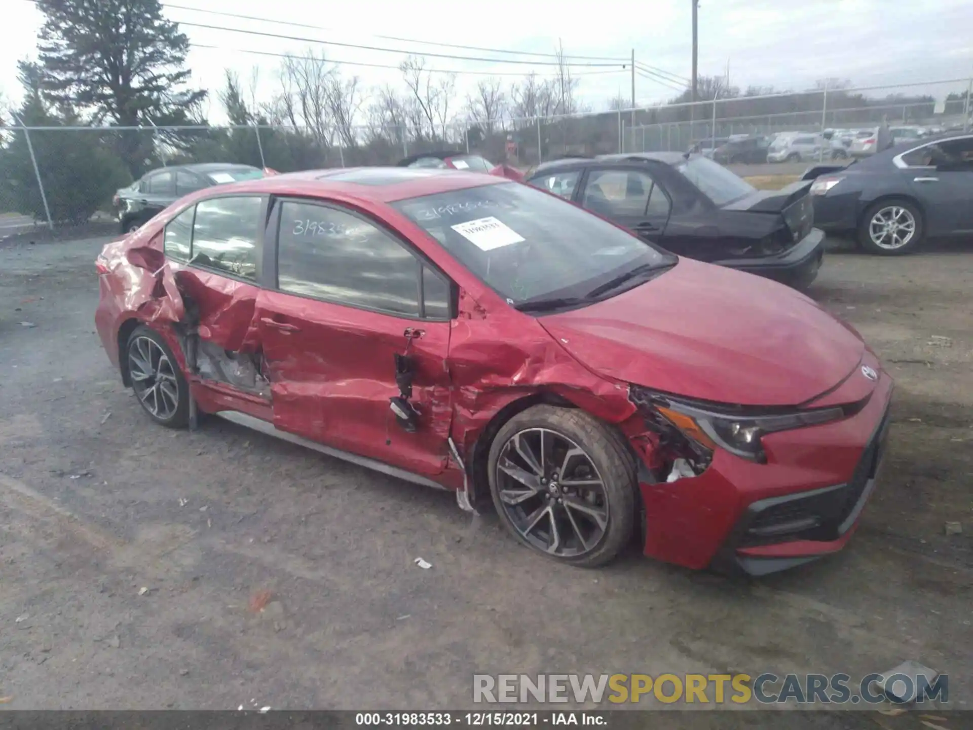 1 Photograph of a damaged car JTDP4RCEXLJ017255 TOYOTA COROLLA 2020