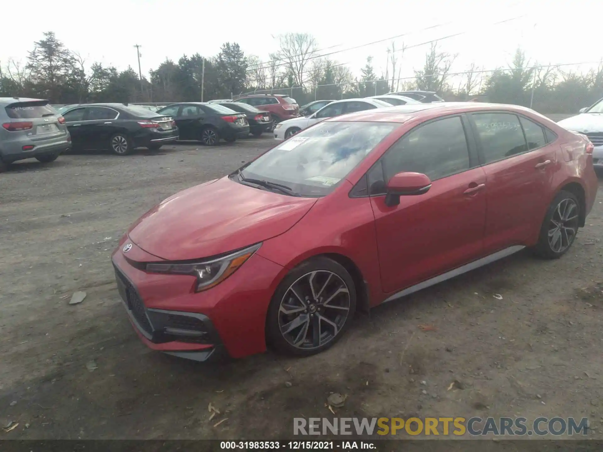 2 Photograph of a damaged car JTDP4RCEXLJ017255 TOYOTA COROLLA 2020