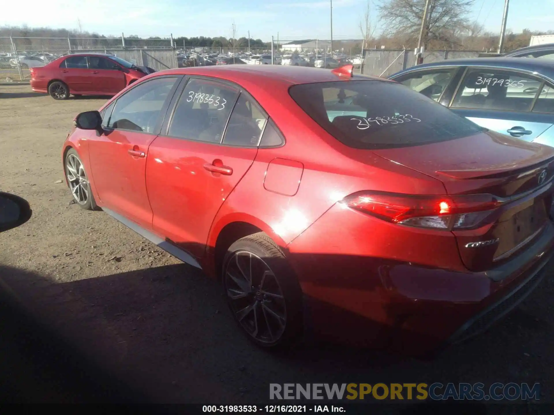 3 Photograph of a damaged car JTDP4RCEXLJ017255 TOYOTA COROLLA 2020