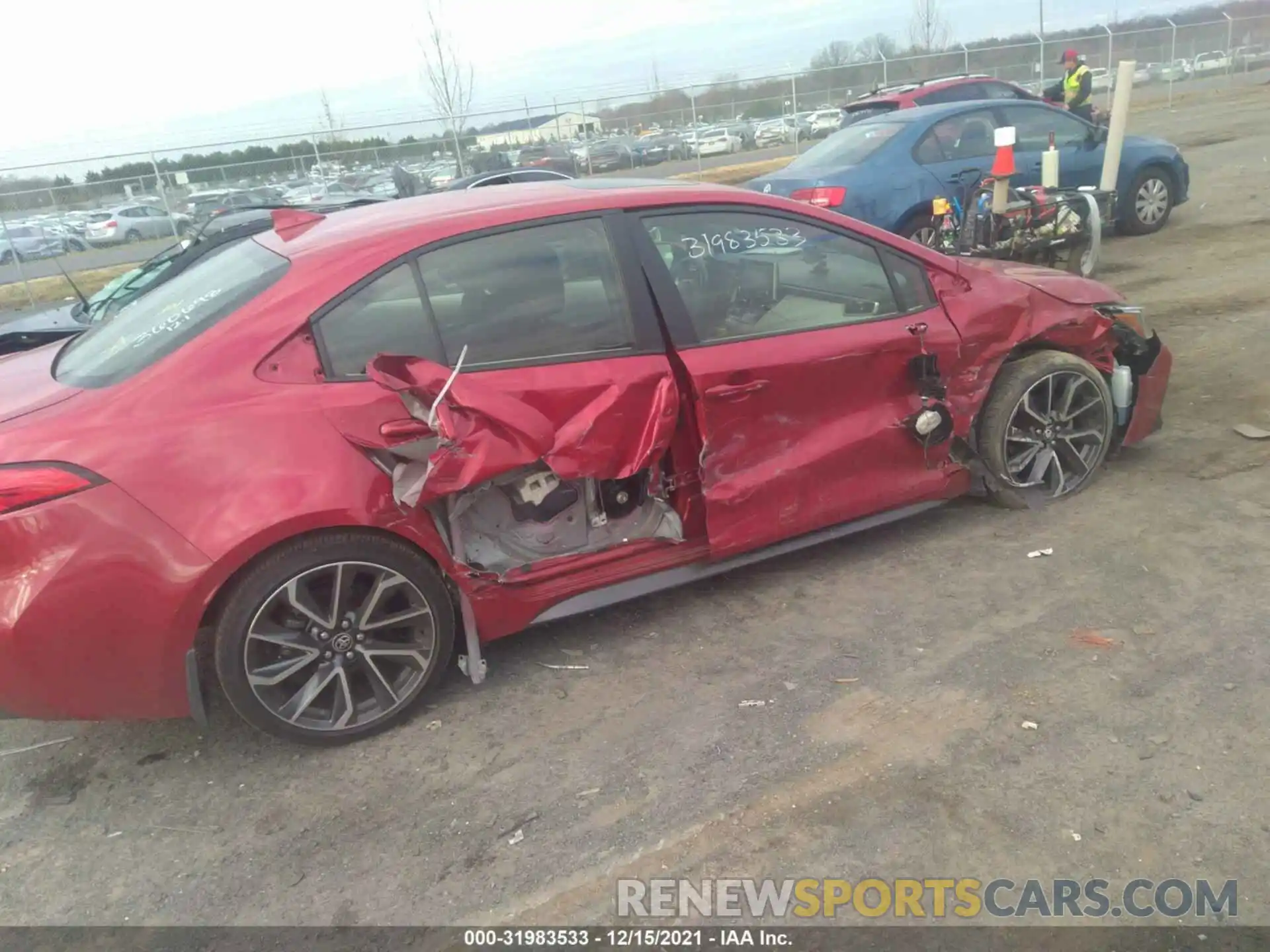 6 Photograph of a damaged car JTDP4RCEXLJ017255 TOYOTA COROLLA 2020