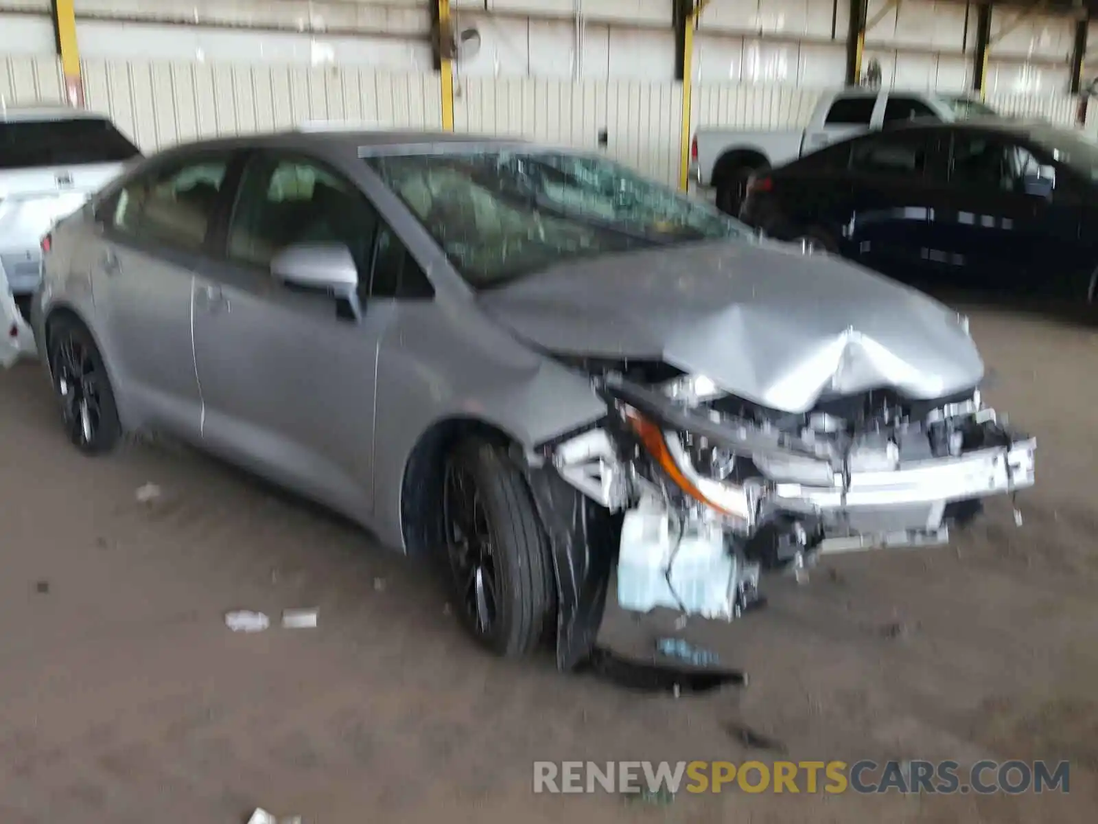 1 Photograph of a damaged car JTDP4RCEXLJ021080 TOYOTA COROLLA 2020