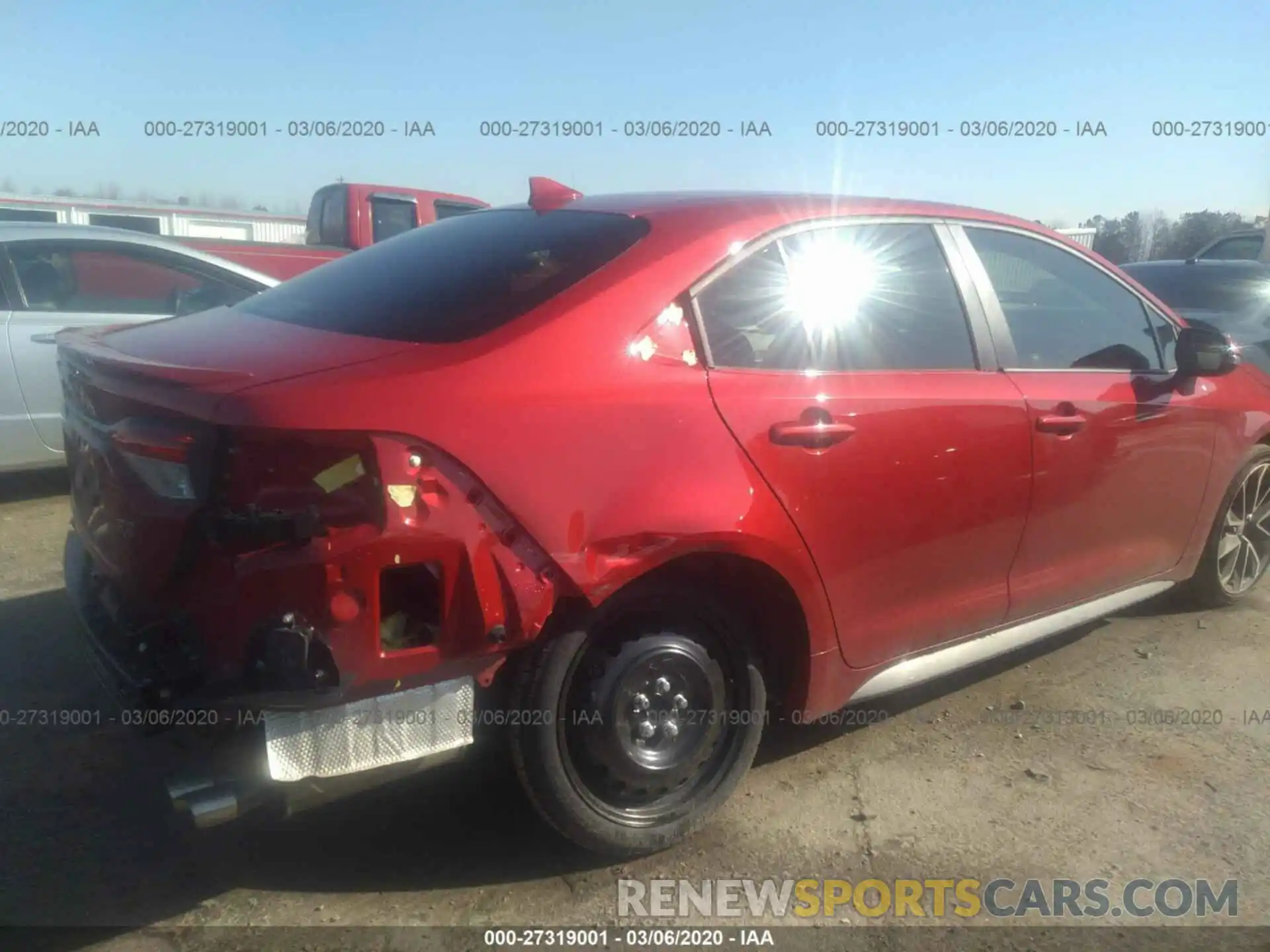 4 Photograph of a damaged car JTDP4RCEXLJ025159 TOYOTA COROLLA 2020