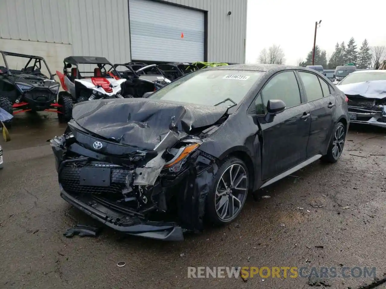 2 Photograph of a damaged car JTDP4RCEXLJ030247 TOYOTA COROLLA 2020