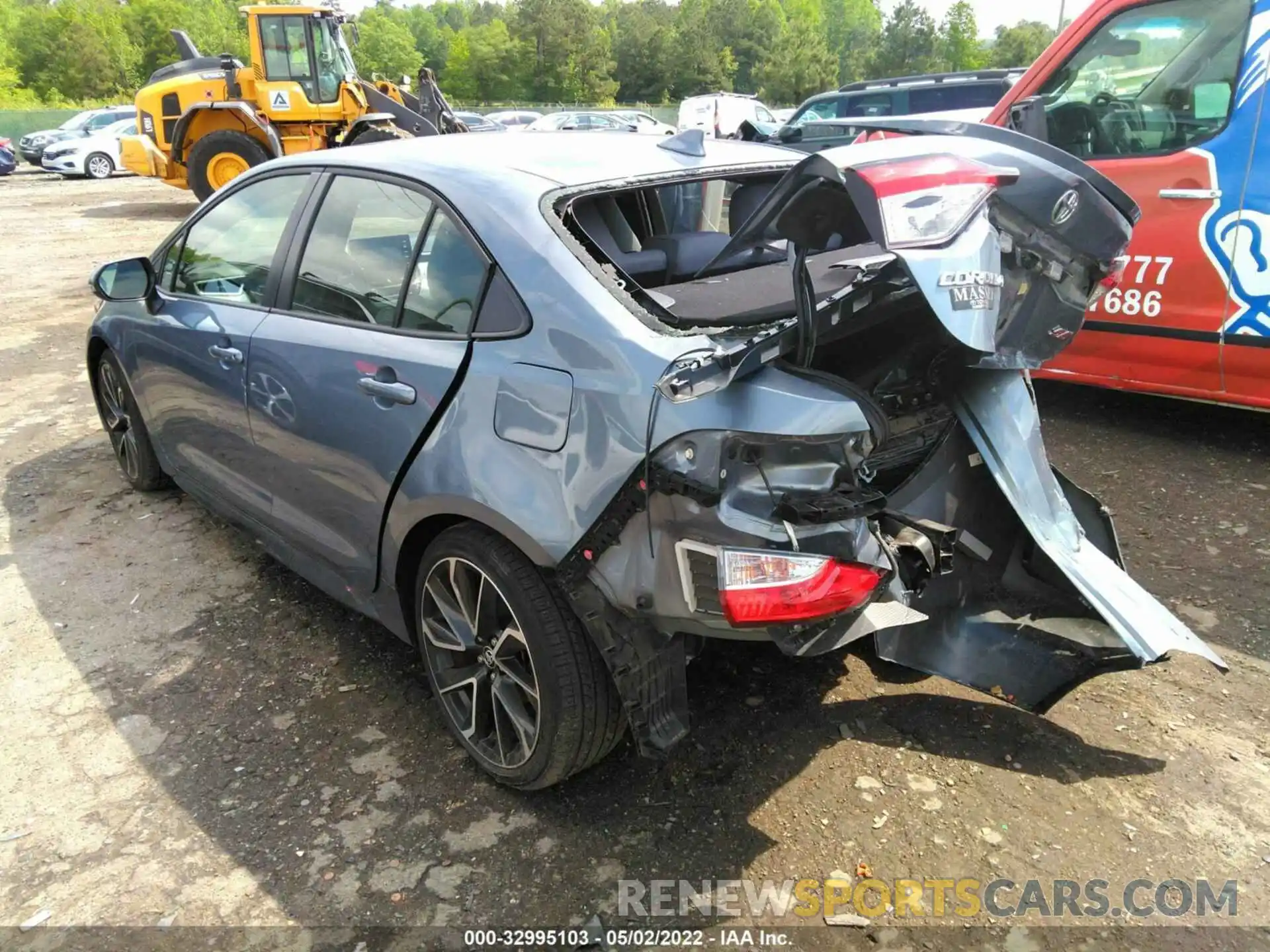 3 Photograph of a damaged car JTDP4RCEXLJ033455 TOYOTA COROLLA 2020