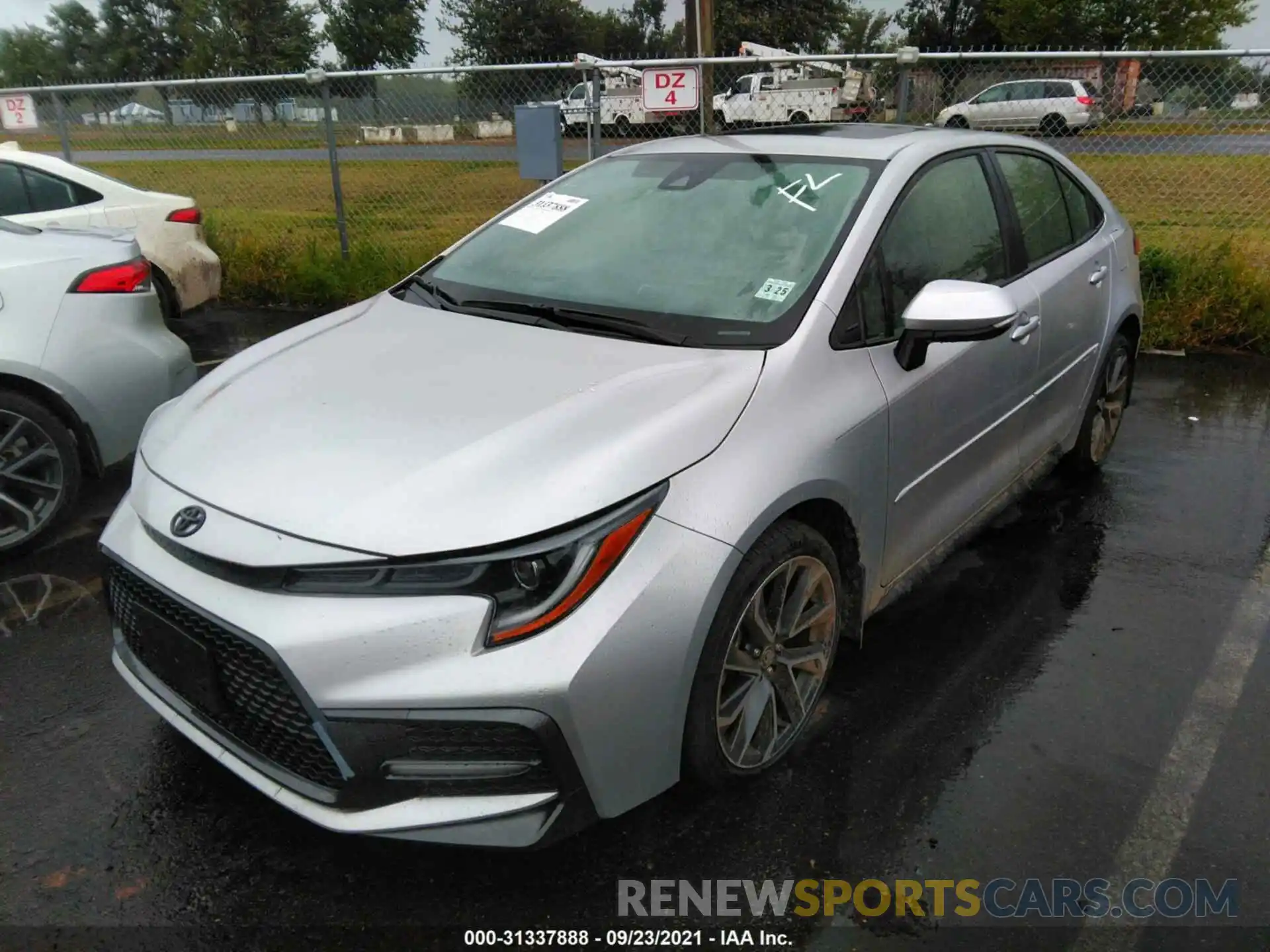 2 Photograph of a damaged car JTDP4RCEXLJ034346 TOYOTA COROLLA 2020