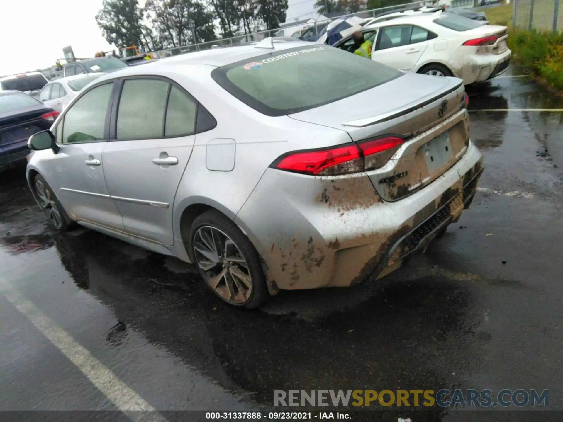 3 Photograph of a damaged car JTDP4RCEXLJ034346 TOYOTA COROLLA 2020