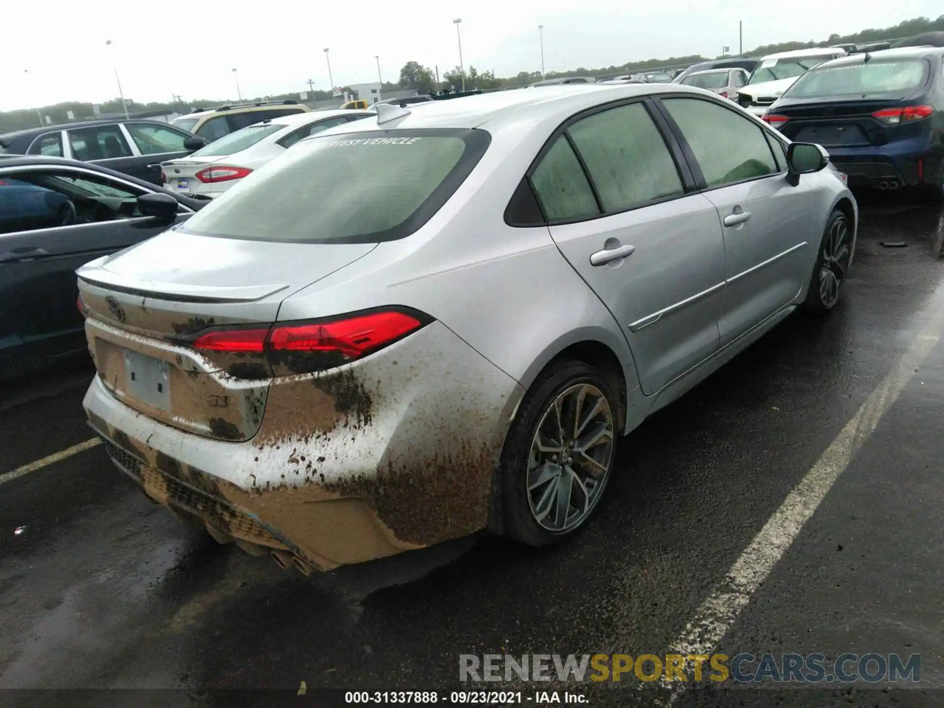 4 Photograph of a damaged car JTDP4RCEXLJ034346 TOYOTA COROLLA 2020