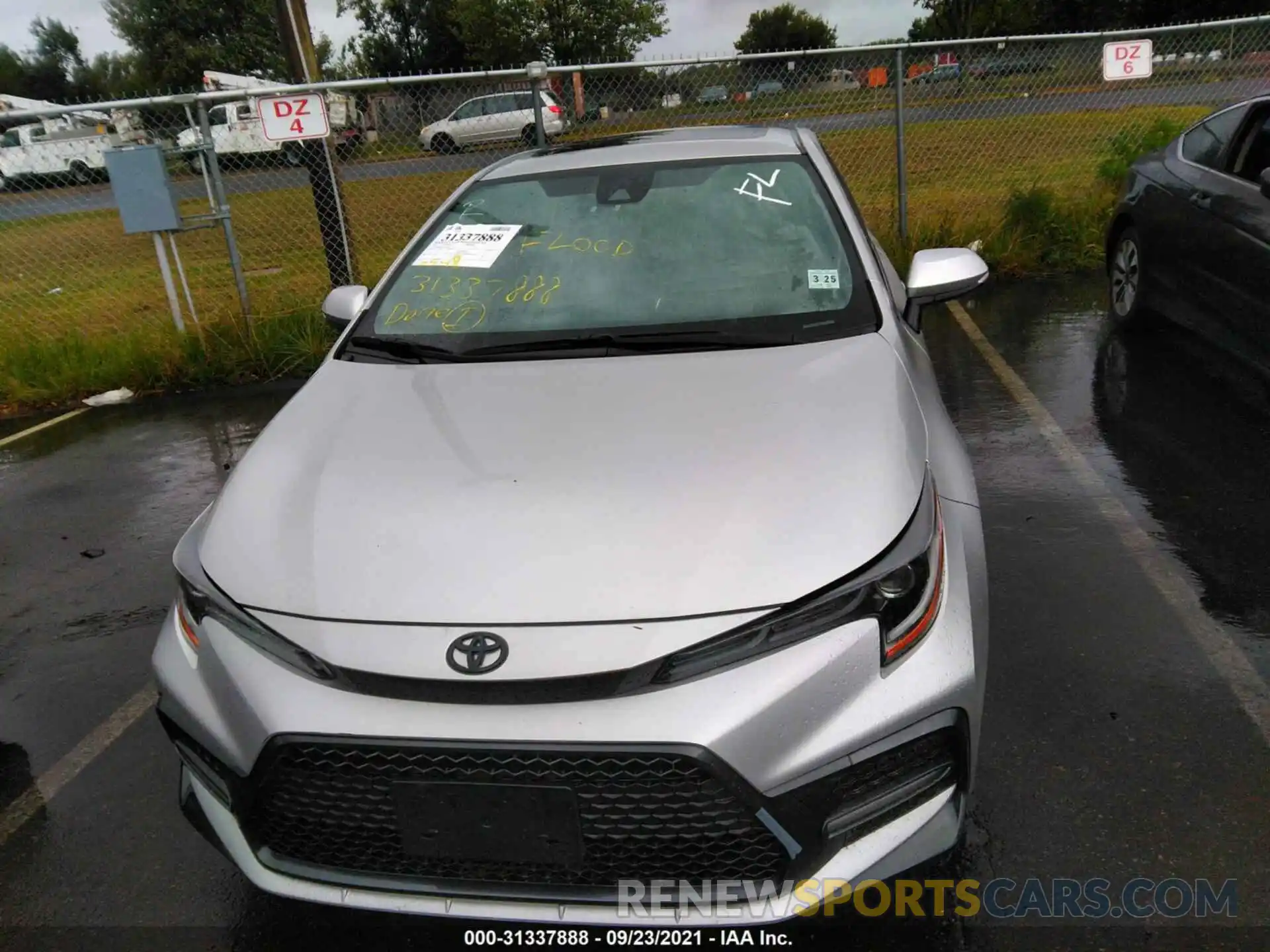 6 Photograph of a damaged car JTDP4RCEXLJ034346 TOYOTA COROLLA 2020