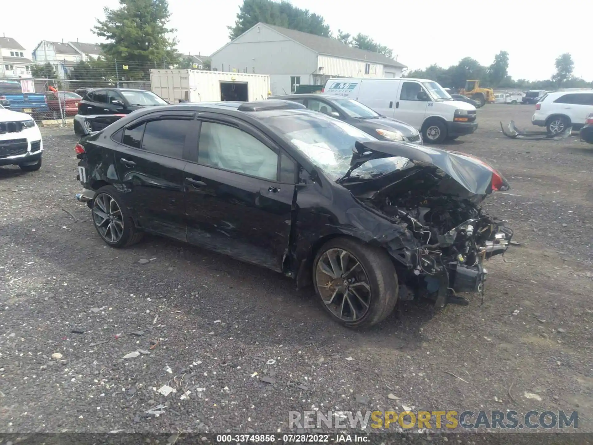 1 Photograph of a damaged car JTDP4RCEXLJ034475 TOYOTA COROLLA 2020