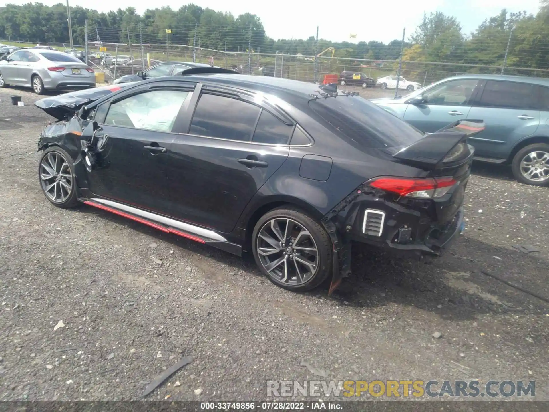 3 Photograph of a damaged car JTDP4RCEXLJ034475 TOYOTA COROLLA 2020