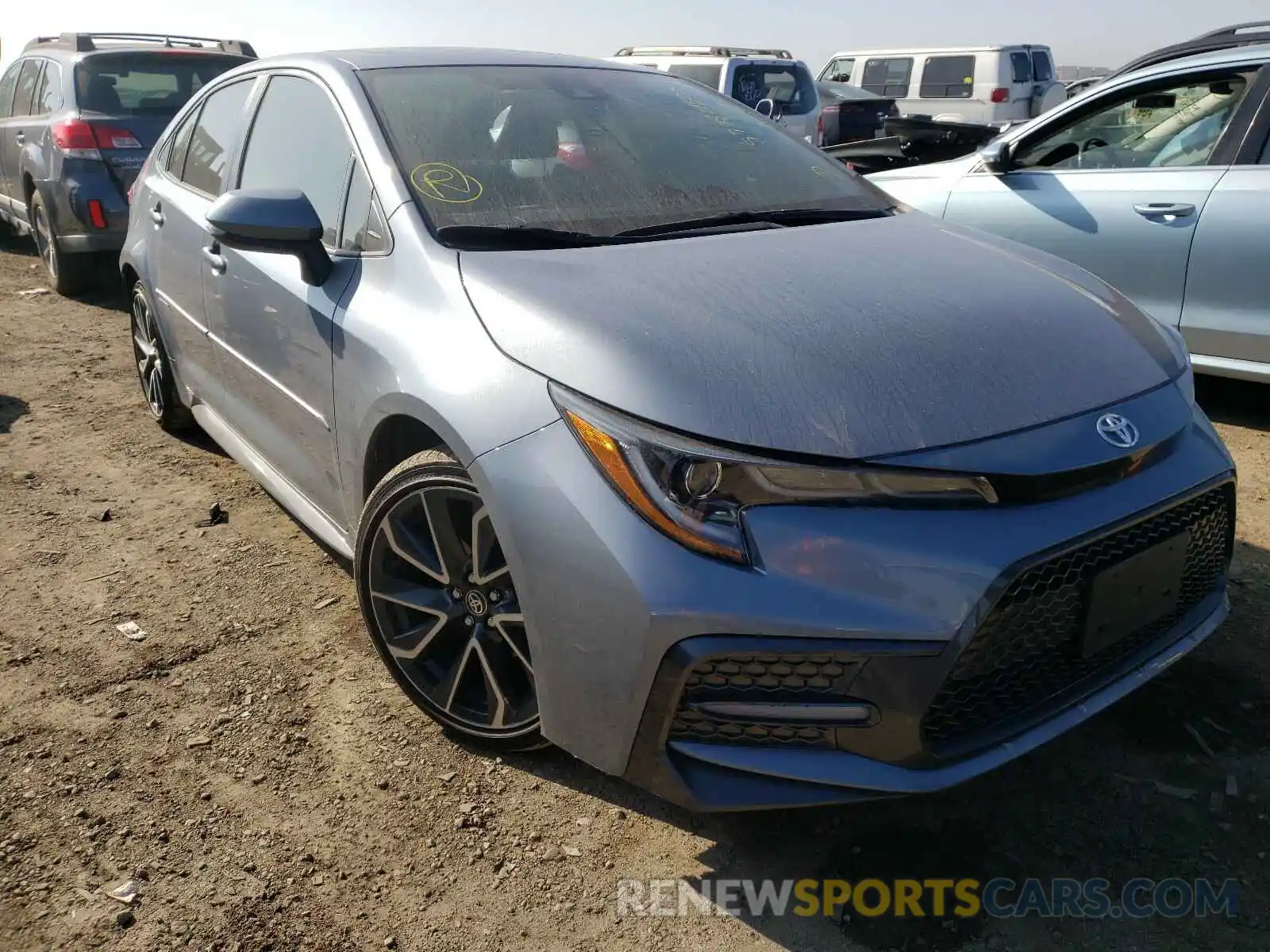 1 Photograph of a damaged car JTDP4RCEXLJ035187 TOYOTA COROLLA 2020