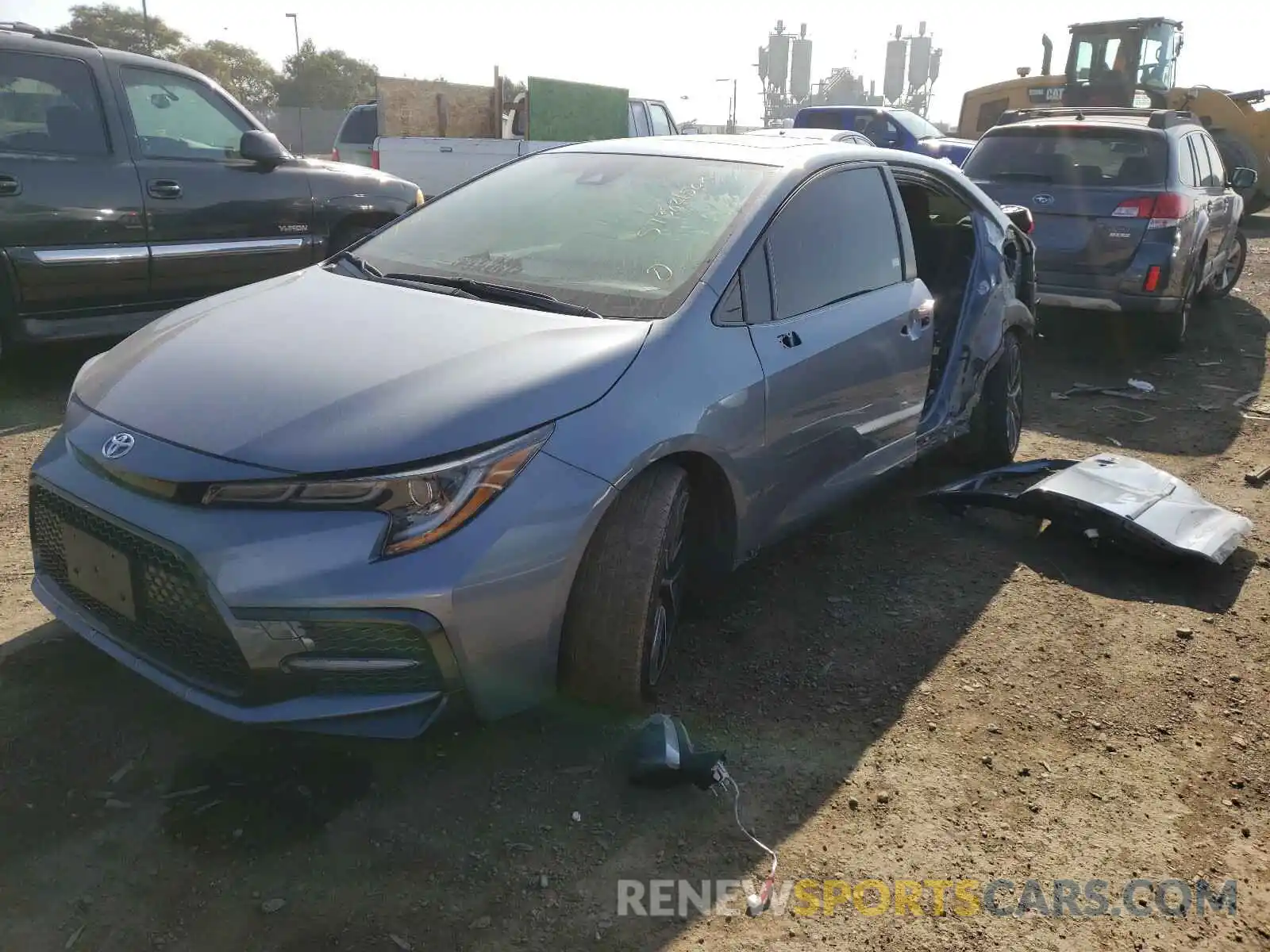 2 Photograph of a damaged car JTDP4RCEXLJ035187 TOYOTA COROLLA 2020