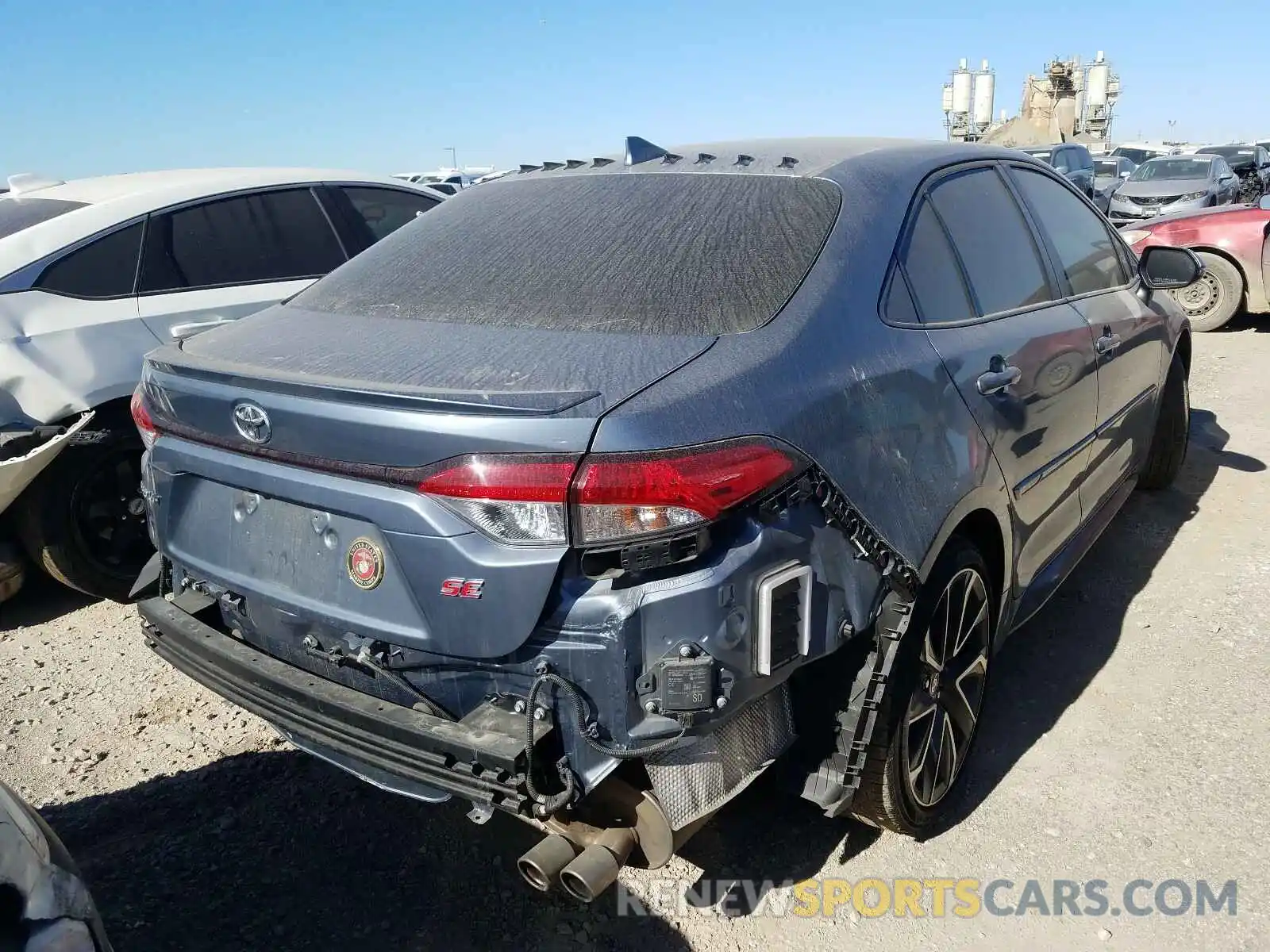 4 Photograph of a damaged car JTDP4RCEXLJ035187 TOYOTA COROLLA 2020