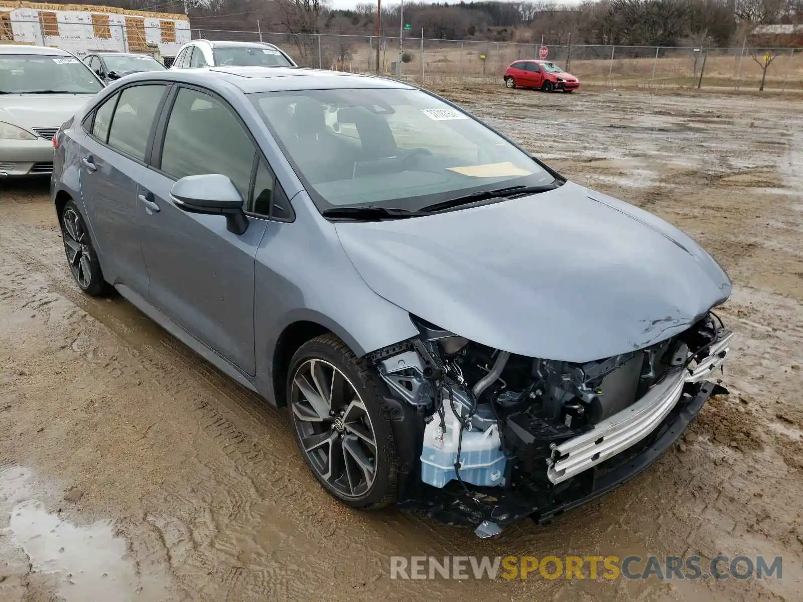 1 Photograph of a damaged car JTDP4RCEXLJ036615 TOYOTA COROLLA 2020