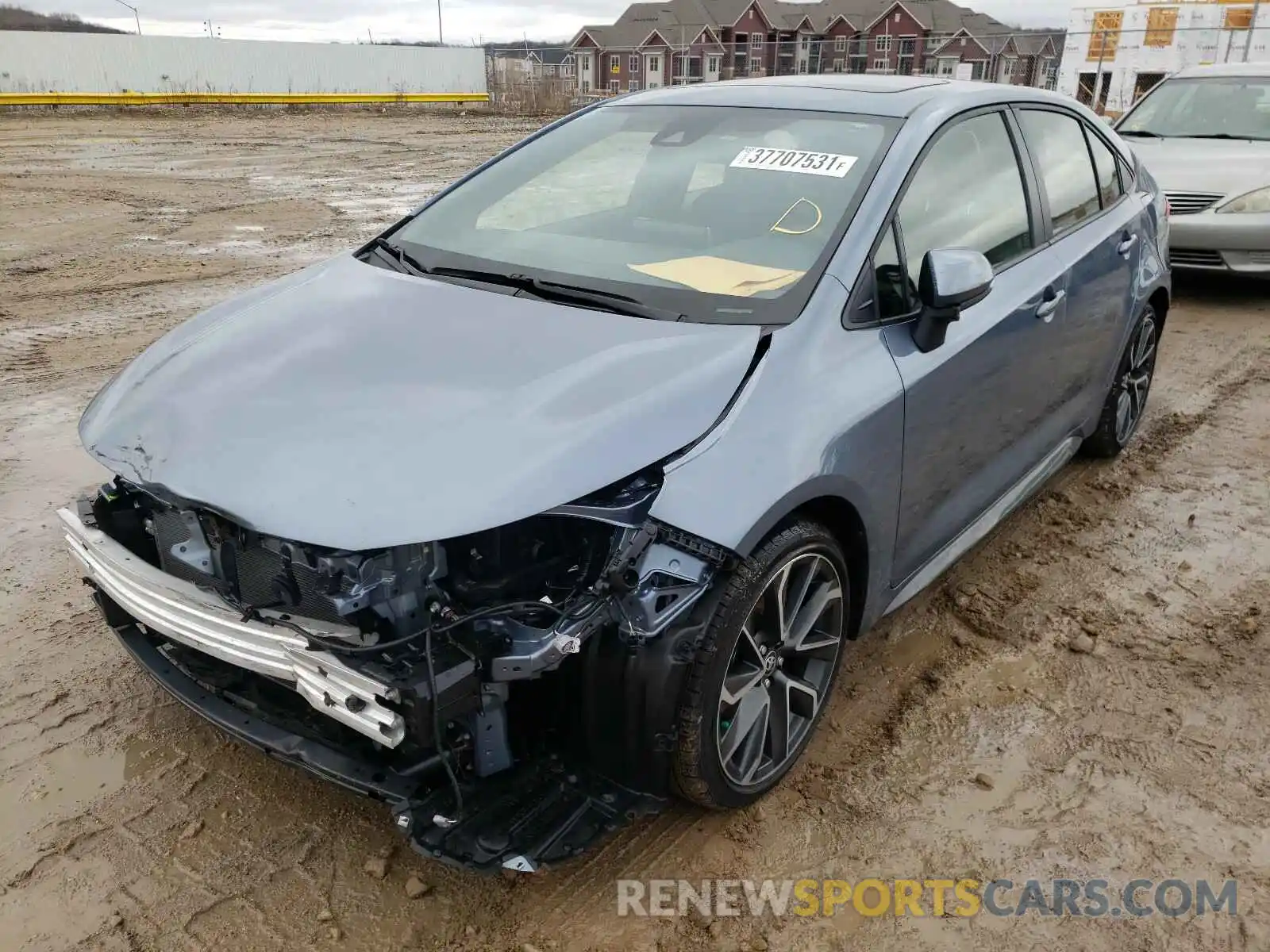 2 Photograph of a damaged car JTDP4RCEXLJ036615 TOYOTA COROLLA 2020